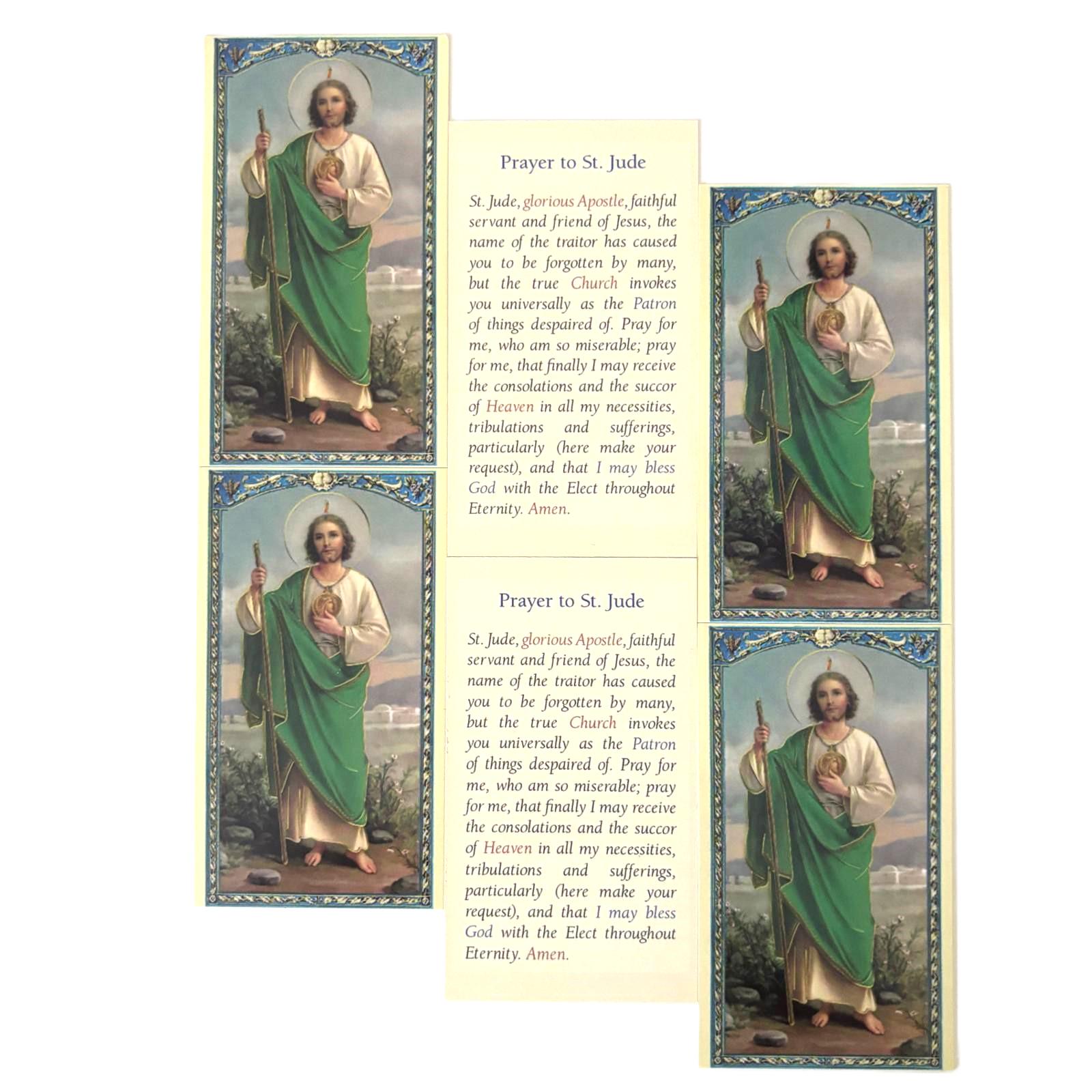 St. Jude, Saint Jude Holy Card With Prayer, Saint Jude, Pack of 12 - Etsy