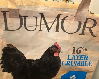 Recycled Feed Sack Tote