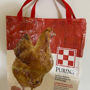 Recycled Feed Sack Tote