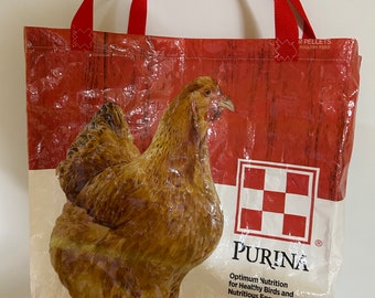 Recycled Feed Sack Tote