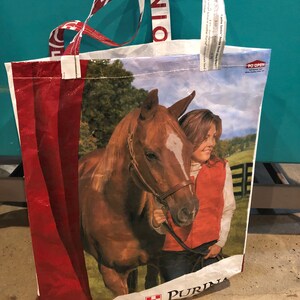 Recycled feed sack totes