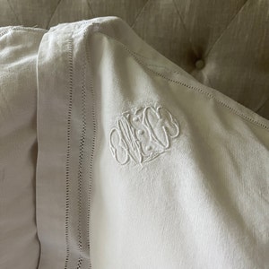 French Linen Pillow Shams - Euro - White