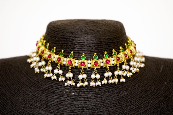 Maharashtrian Chinchpeti Necklace With 