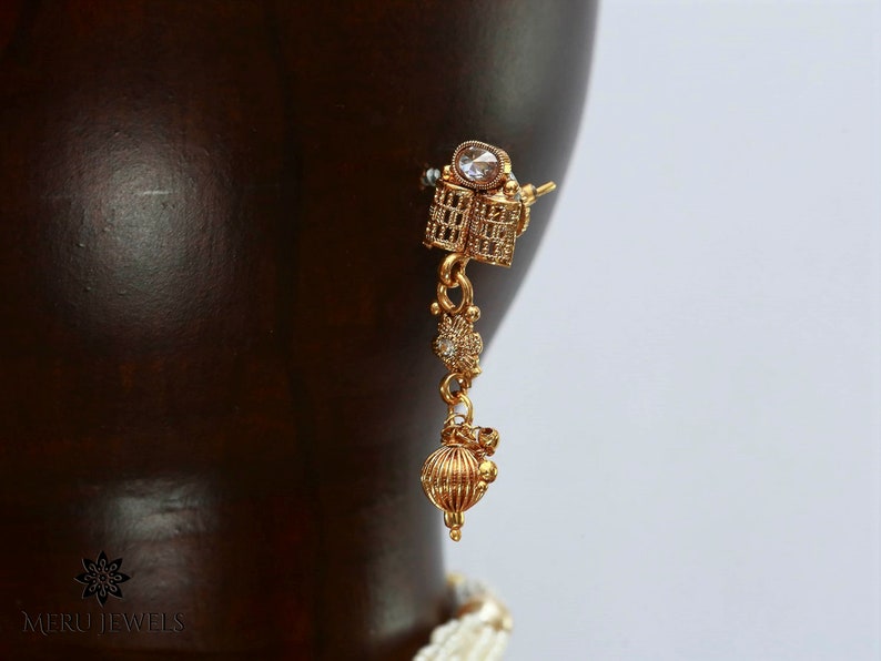 Wedding Jewelry Necklaces for Women Meru Jewels Indian Jewelry Necklace Set Traditional Indian Necklace Set Bridal Necklace Set