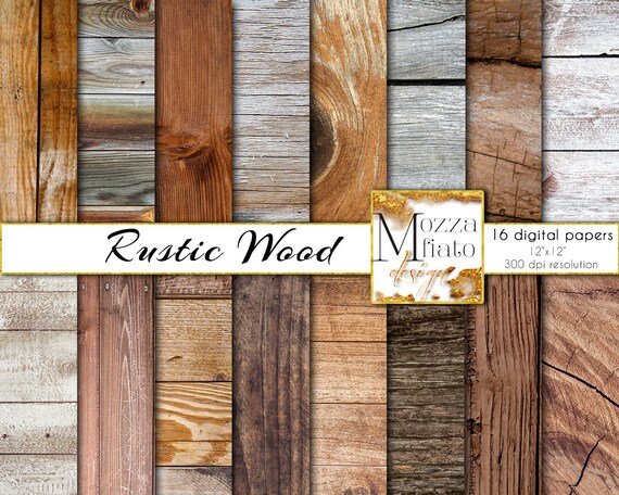 rustic wood digital paper