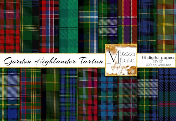 Scottish Highlands Clan Tartan Fabric 