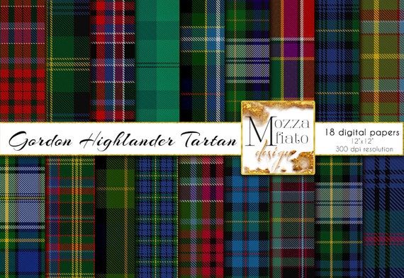 gordon tartan fabric