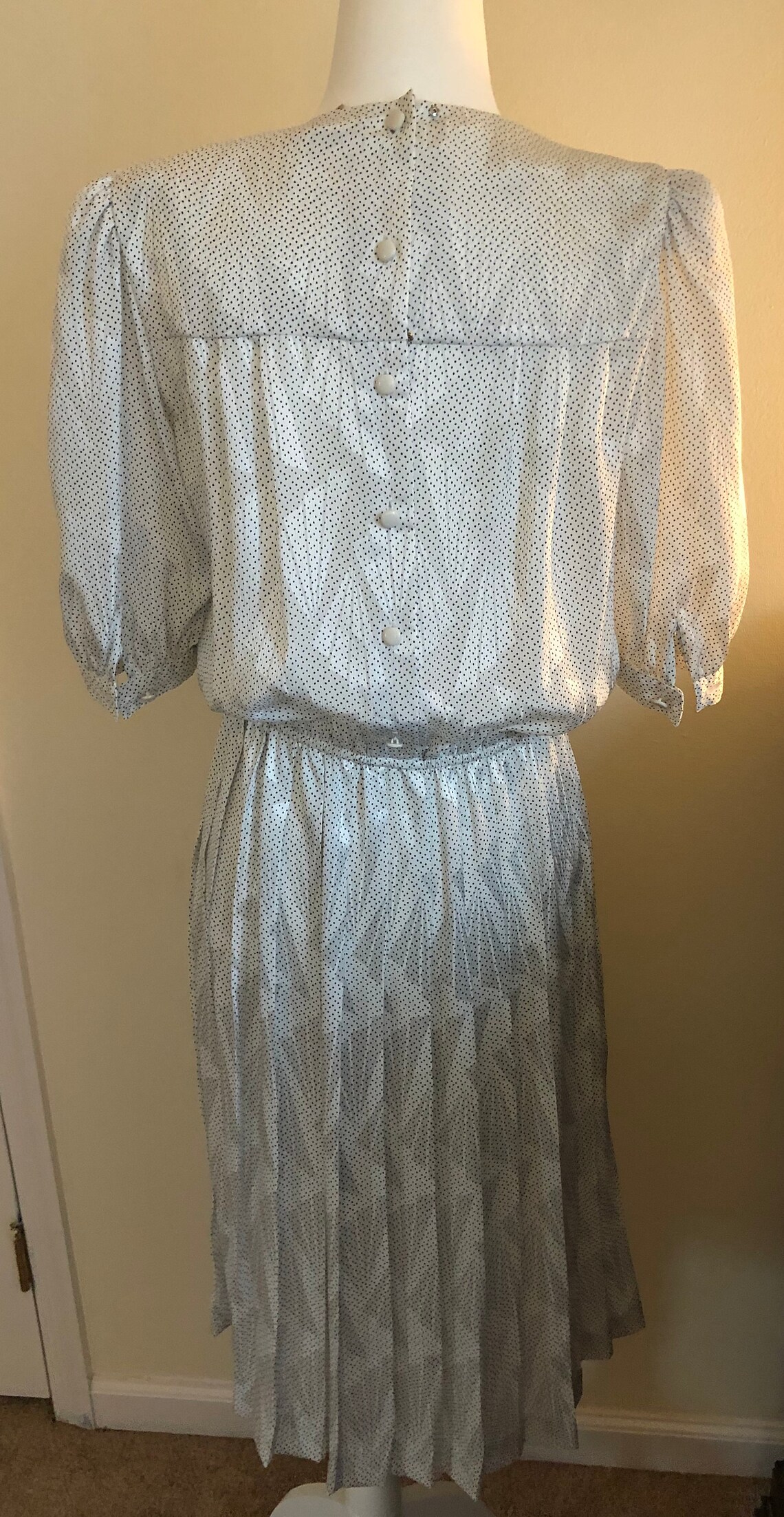 Vintage Liz Claiborne Ditsy Print Dress | Etsy