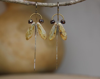 Dragonfly Dangles * Artisan Jewelry  *  Unique Nature Lover Gift