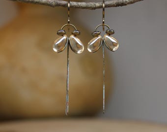 Elegant Champagne Dragonfly  *  Original Design by Firefly Earth & Sky  *  Nature Lover Gift