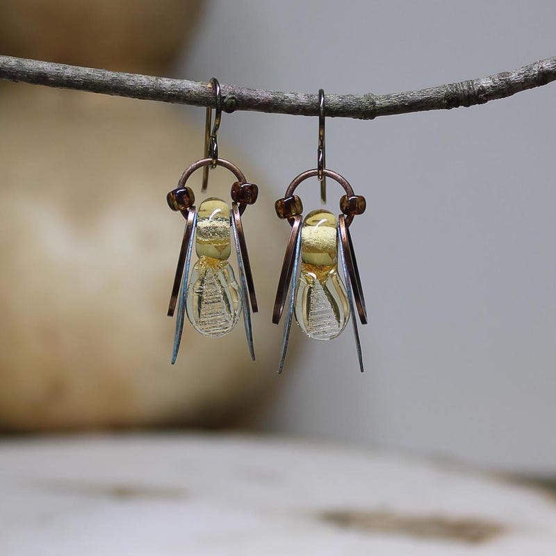 Cicada Post Earrings - Sterling Silver