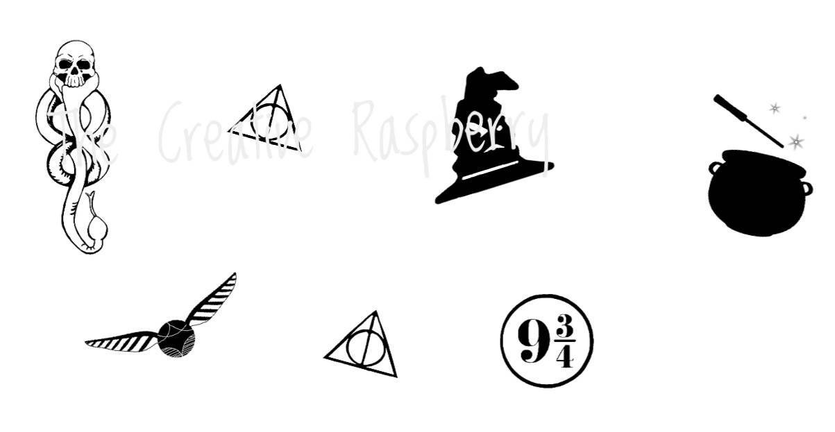 Harry Potter stickers sheet To print yourself | Etsy