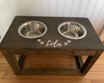 Modern Pet Feeder Etsy