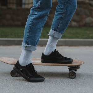 Light blue wool socks for women and men, merino wool socks