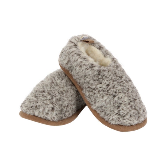 childrens wool slippers