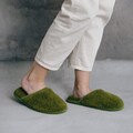 House slippers from wool, house shoes for women and men product logo