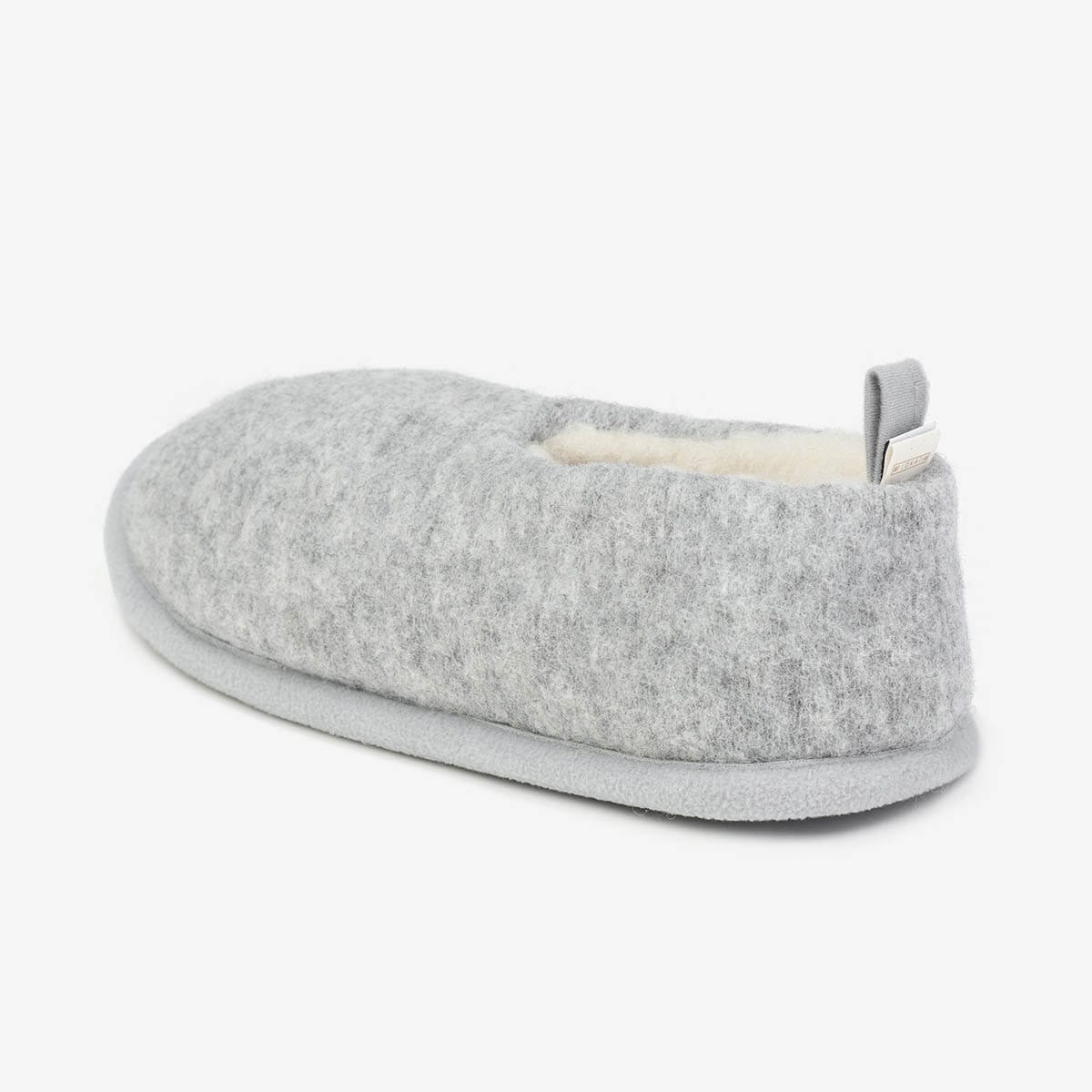 House Shoes for Women Grey Wool Slippers for Women Etsy