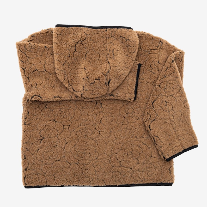 Dark Brown Merino Wool Jacket Laguna image 7
