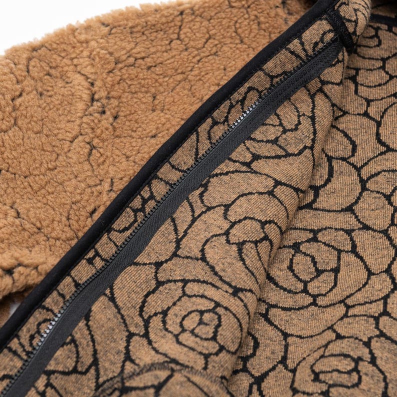 Dark Brown Merino Wool Jacket Laguna image 8