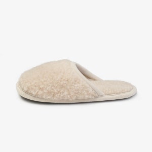 House slippers from wool, house shoes for women and men image 3