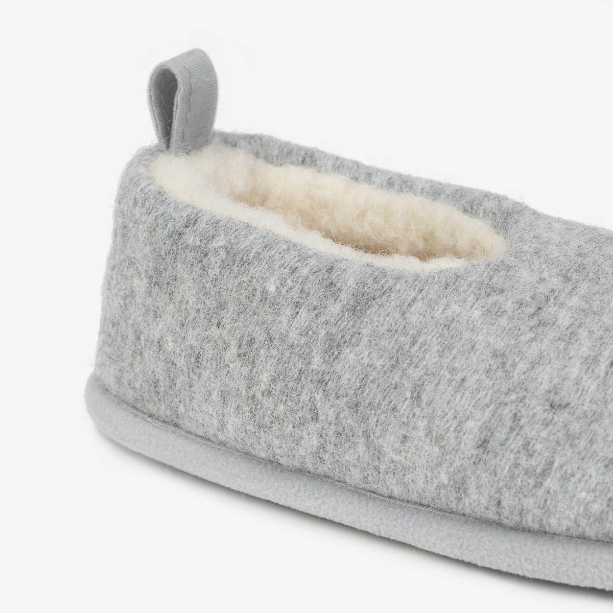 House Shoes for Women Grey Wool Slippers for Women Etsy