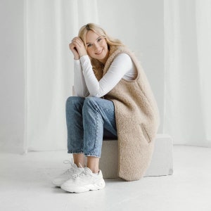 Casual wool vest sale