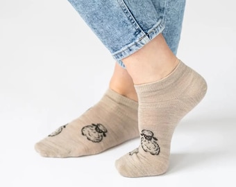 Merino wool socks, wool socks for women and men, socks for sweaty feet