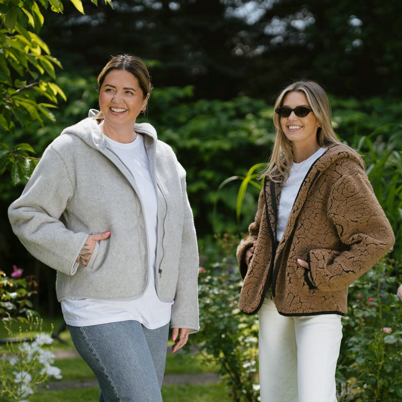 Dark Brown Merino Wool Jacket Laguna image 5