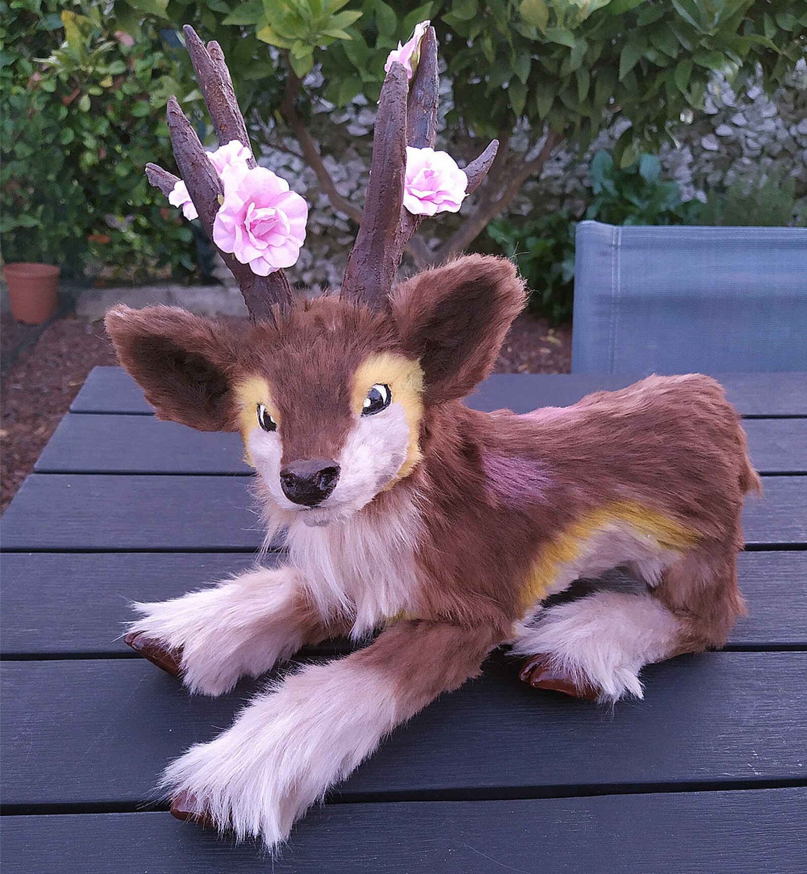 Plush Pokemon Sawsbuck Spring Spring Realistic Pokemon Etsy Australia