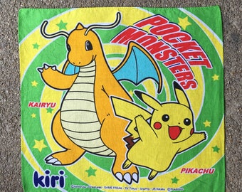 Vintage90s Pokemon Handkerchief Accessories Handkerchiefs Valresa Com
