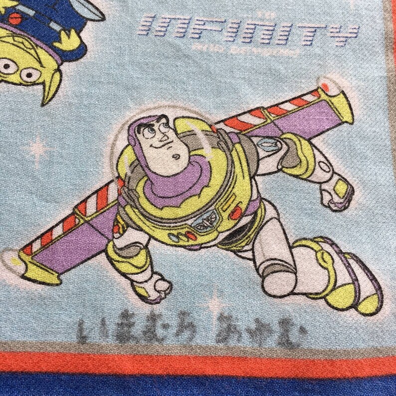 Vintage Buzz Lightyears Disney Toy story Handkerchief