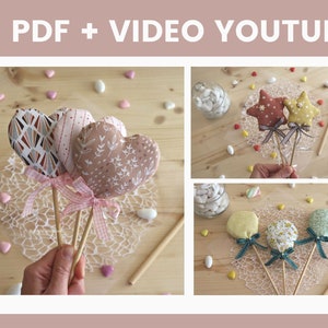 3 SHAPES for pencil decoration - DIY favor idea with TUTORIAL on my Youtube channel