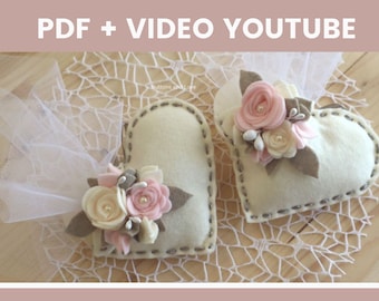 SAGOME CUORE porta confetti - idea bomboniera fai da te con TUTORIAL  sul mio canale Youtube