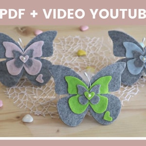 BUTTERFLY SHAPES - DIY favor idea with TUTORIAL on my Youtube channel
