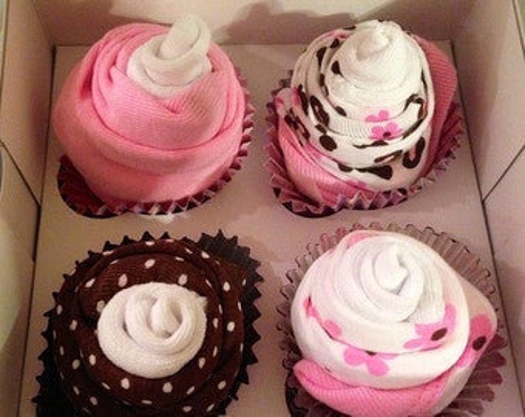 Baby Onesie Cupcakes Custom Baby Cupcakes Baby Shower Gift Etsy