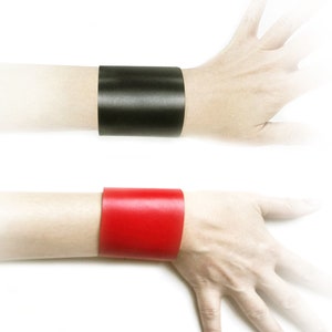 Leather cuff bracelets