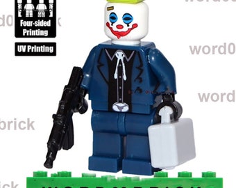 joker lego Custom PAD UV PRINTED Minifigure joker