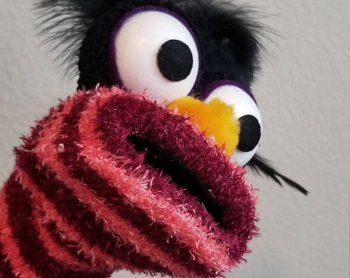 Bird Hand Puppet Sock Puppet Bird Sock Puppet Bird Puppet Etsy