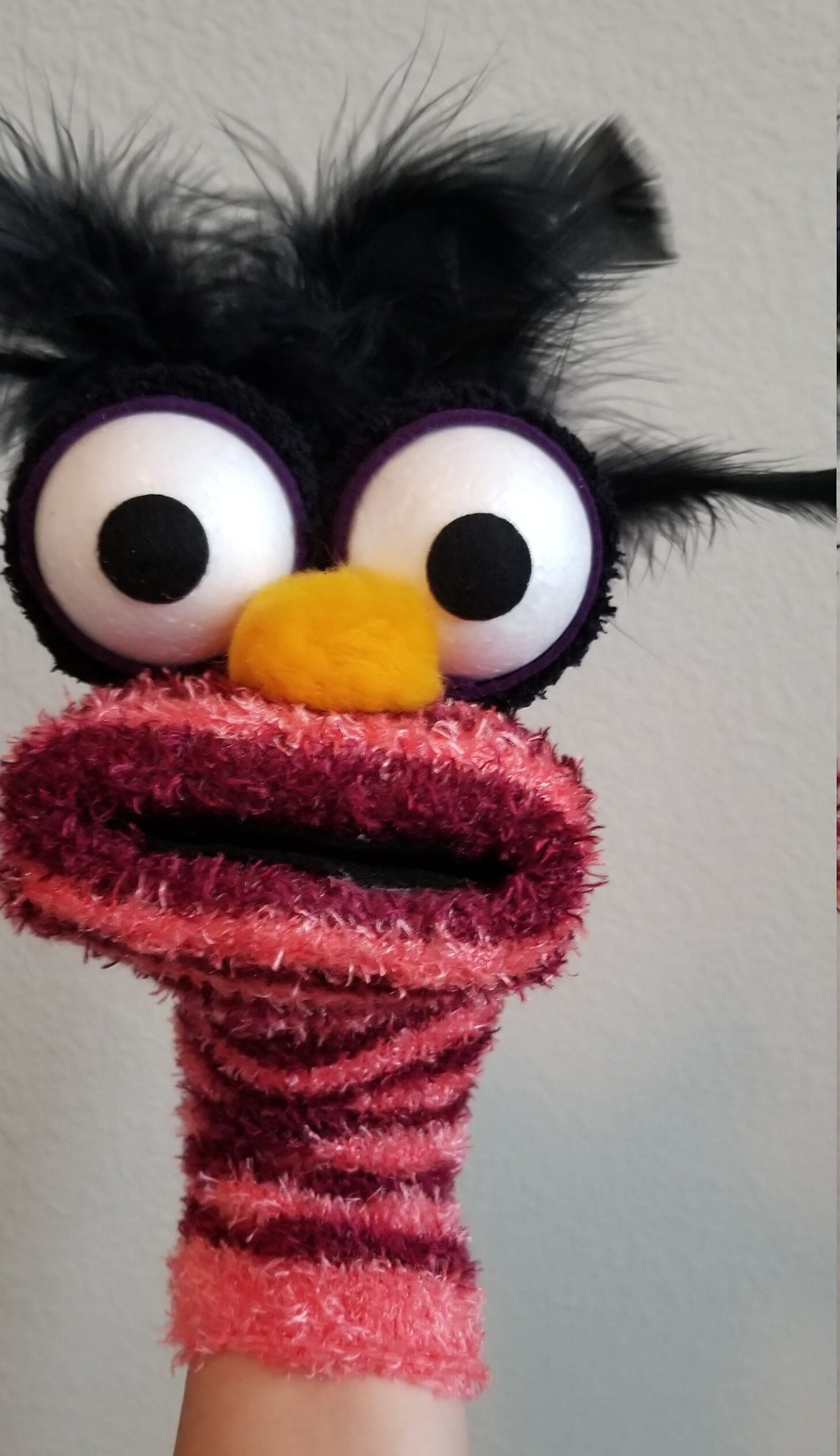 Bird Hand Puppet Sock Puppet Bird Sock Puppet Bird Puppet Etsy