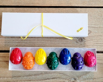 Easter Bunny Crayons, Easter Egg Crayons, Easter Crayons, Easter Basket Stuffer, Easter Gift, Children's Easter Gift, Egg Crayons, Spring