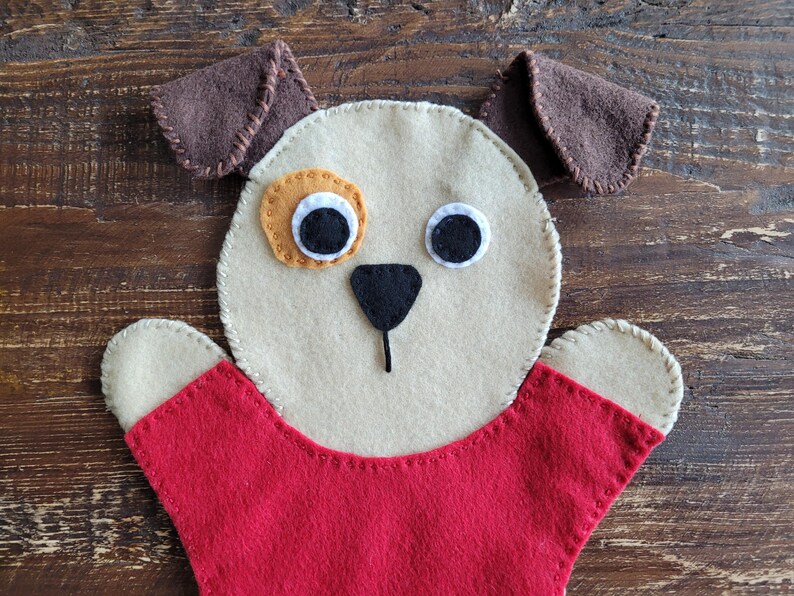 Puppy Book and Puppet Set for Young Readers, Reading Supply - Etsy