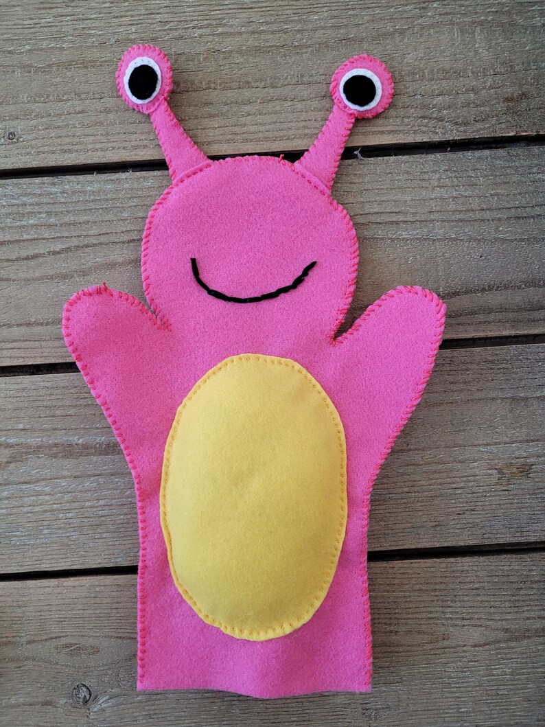 Handmade Felt Alien Puppet & Storybook Set: Preschool Learning Toy - Etsy