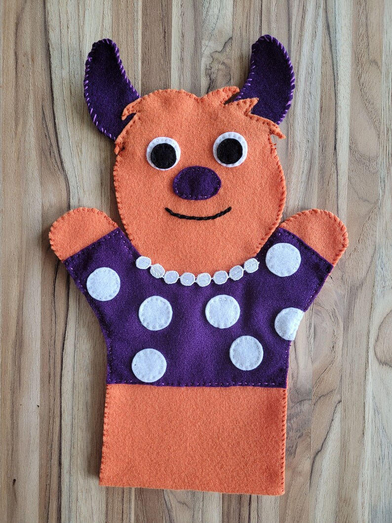 Monster Puppet Set Monster Puppets Puppet and Book Set Etsy