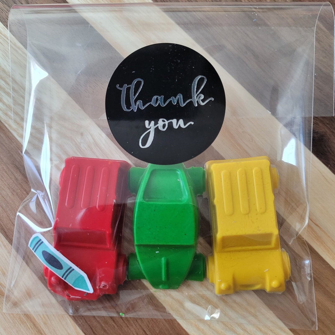 Car Party Favors, Car Crayons, Kid's Birthday Bags, Kid's Party Favors
