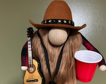 Toby Keith gnome, Toby Keith Tribute, red solo cup