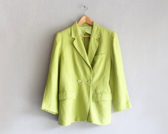 chartreuse blazer