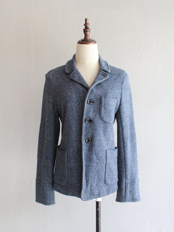 45RPM blue tweed jacket / m - image 1