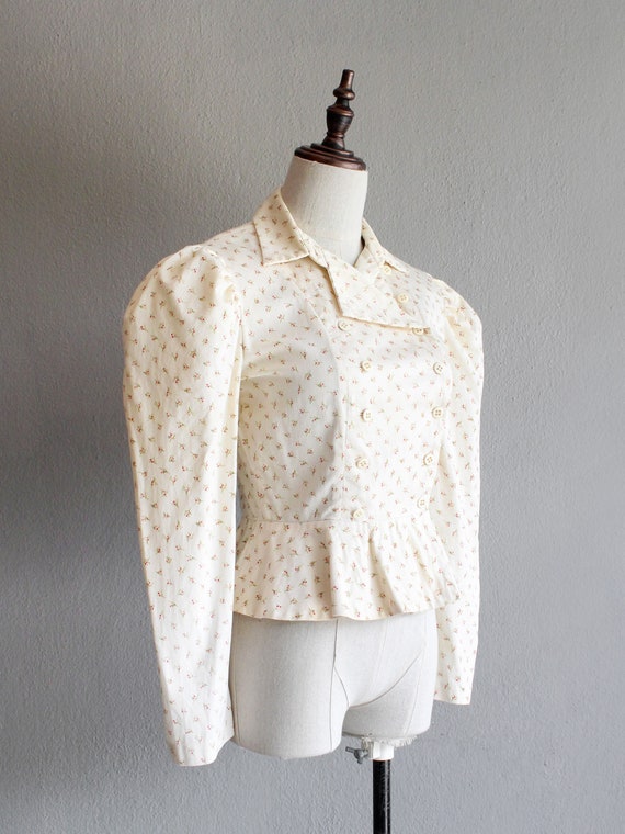 Perry Ellis floral prairie blouse / xs - image 2