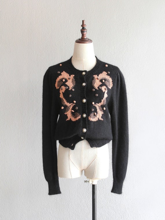 romantic puff sleeve cardigan / m
