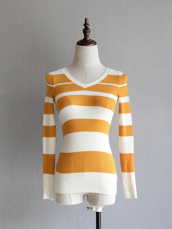 marigold striped jumper / xs